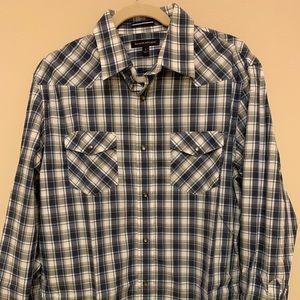 BR - Dress Pearl Snap Button Down